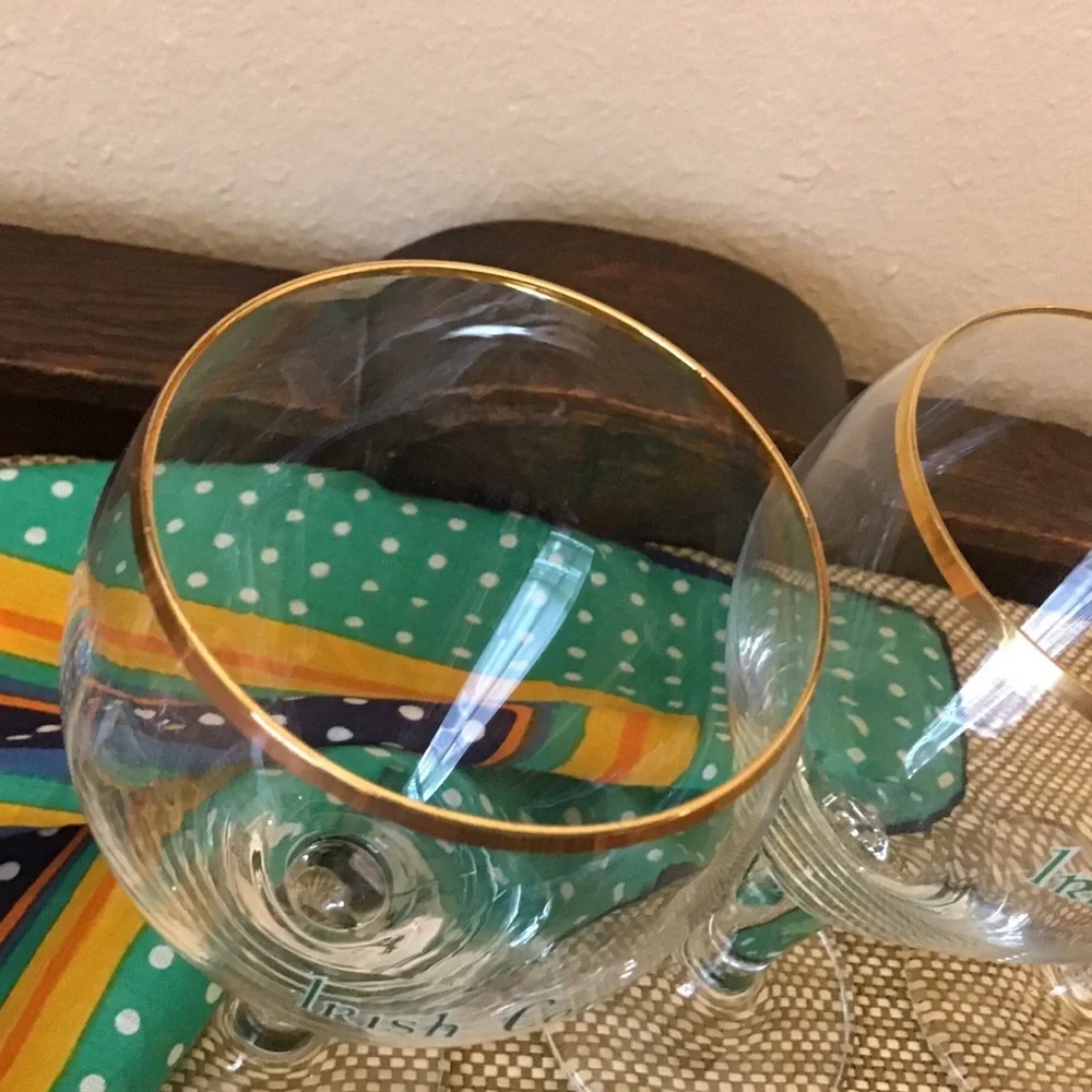 Vintage Irish Coffee glasses